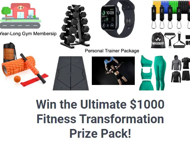 JymBee Ultimate $1,000 Fitness Transformation Prize Pack Giveaway