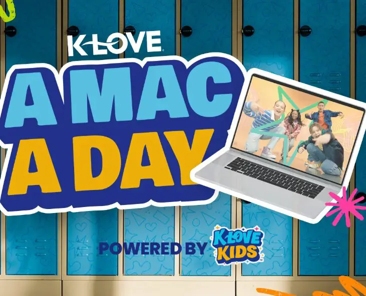 K-LOVE A Mac A Day Giveaway - Win a MacBook Air (10 Winners)