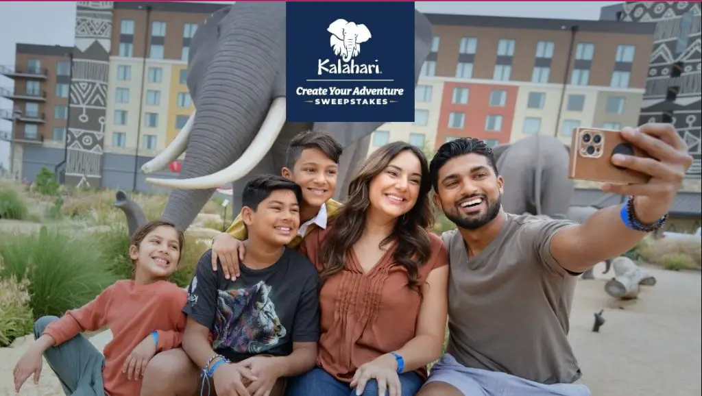 Kalahari Resort Create Your Adventure Sweepstakes - Win A 2-Night Stay For 4 At A Kalahari  Resort + Weekly Prizes