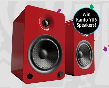 Kanto YU6 Bluetooth Speakers Giveaway