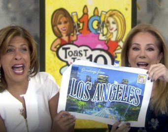 Kathie Lee and Hoda Toast To Ten Sweepstakes
