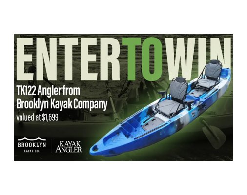Kayak Angler Giveaway - Win A 12-Foot, 8-Inch Tandem Fishing Kayak + Accessories