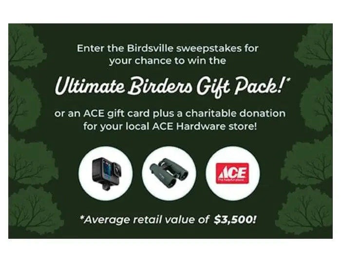 Kaytee Products Birdsville Sweepstakes - Win Outdoor Gear, Bird Seeds And More