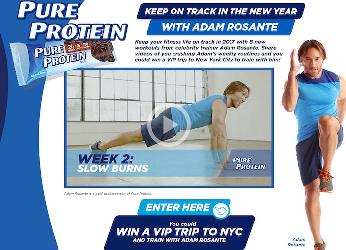 Keep On Track In The New Year Sweepstakes