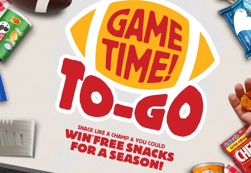 Kellanova Game Time! To-Go Sweepstakes -  win free Cheez-It crackers for a year or a $25 Gift Card