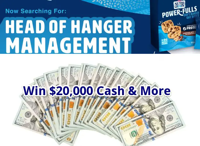 Kellogg’s Nutri-Grain Power-Fulls Head Of Hanger Management Contest - Win $20,000 & More