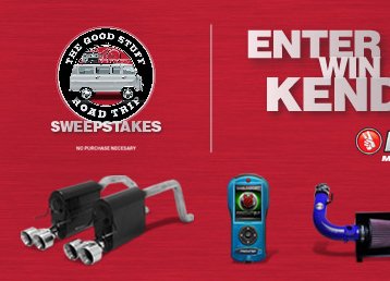 Kendall The Good Stuff Road Trip Sweepstakes