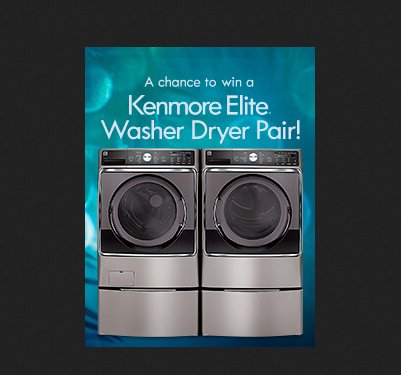 Kenmore Elite Wash n Dry Pair Sweepstakes