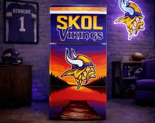 Kenmore Minnesota Vikings Fridge Giveaway