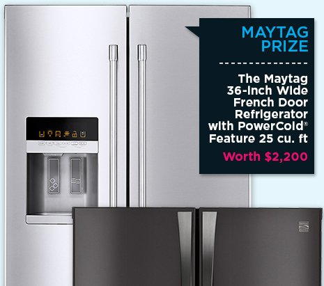 Kenmore Refrigerator Giveaway