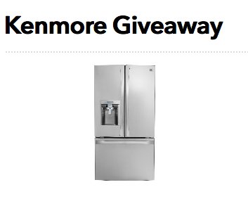 Kenmore Sweepstakes