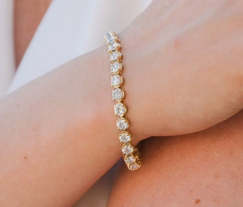 Kesslers Diamonds Diamond Tennis Bracelet Giveaway - Win a Diamond Tennis Bracelet in 14K Yellow Gold Worth Over $10,000