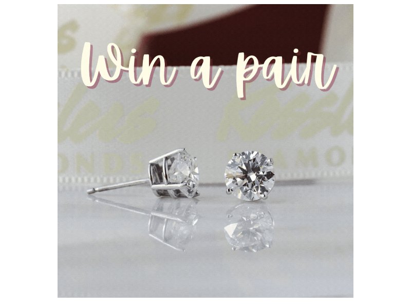 Kesslers Diamonds Win One, Give One Diamond Studs Giveaway - Win Two Pairs Of Diamond Earrings