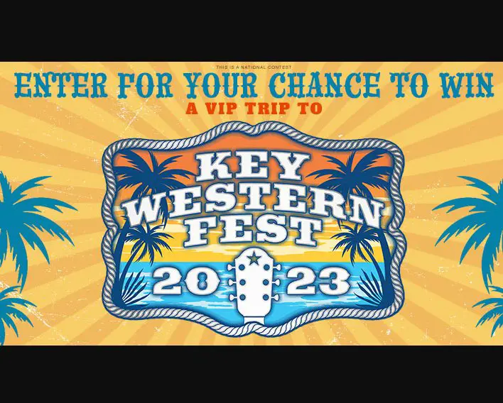 Key Western Fest Giveaway - Win A $7,700 Trip For 2 To The Key Western Festival In Florida