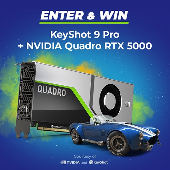KeyShot + NVIDIA Giveaway