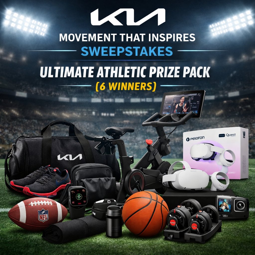 Kia Movement That Inspires Sweepstakes - Win The Ultimate Athletic Prize Pack (6 Winners)