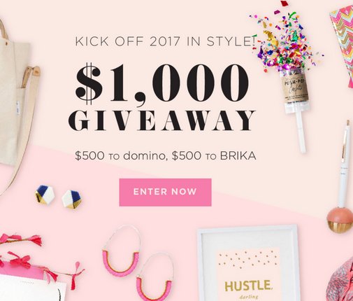 Kick Off 2017 in Style! $1,000 Giveaway