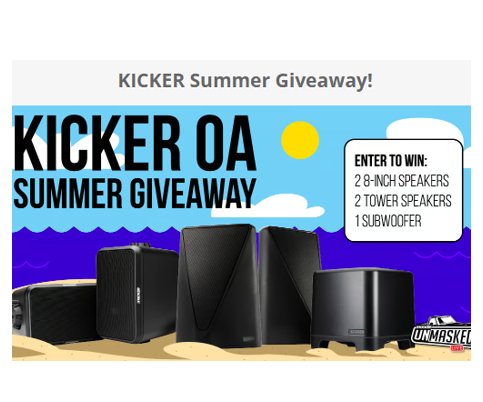 Kicker Outdoor Audio Summer Giveaway - Win a Kicker Outdoor Audio System