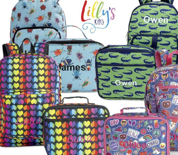 Kid's Personalized Backpack & Lunch Bag