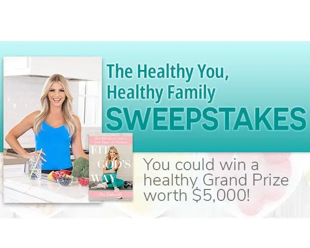 Kim Dolan Leto Healthy You, Healthy Family Sweepstakes - Win Exercise Equipment, Gym Membership For 4 & More