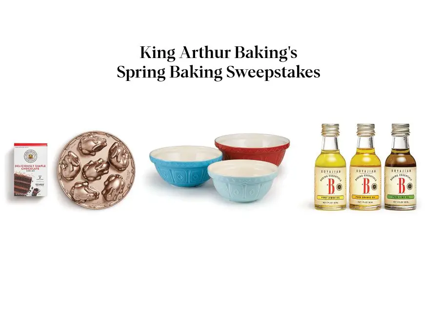 King Arthur Baking Spring Baking Sweepstakes - Win Baking Tools, Products And A $500 Gift Card