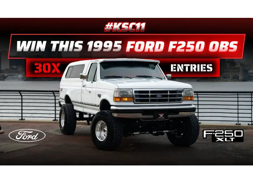 King Supply Co KSC11 Giveaway Sweepstakes - Win A 1995 Ford F-250 & $10,000
