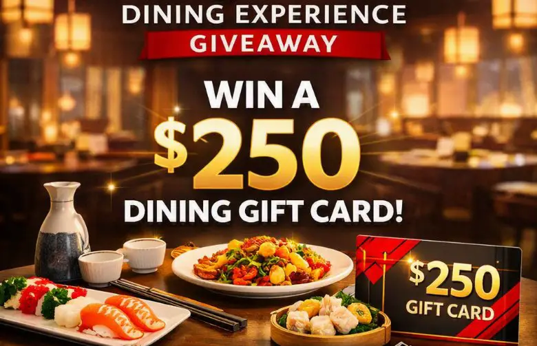 Kirin Dining Experience Giveaway - $250 Dining Gift Cards, 40 Winners