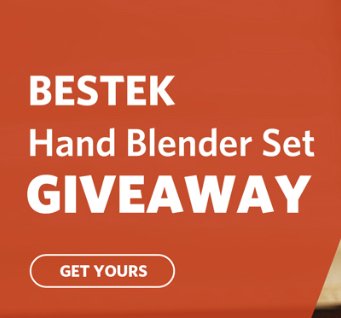 Kitchen Appliance Set Giveaway