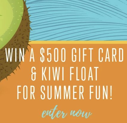 Kiwi Star Make A Splash Sweepstakes