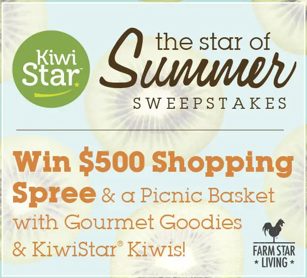 KiwiStar: The Star of Summer Sweepstakes