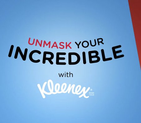 Kleenex Unmask Your Incredibles Sweepstakes