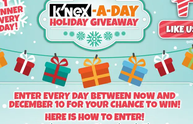K'NEX-A-Day Holiday Giveaway