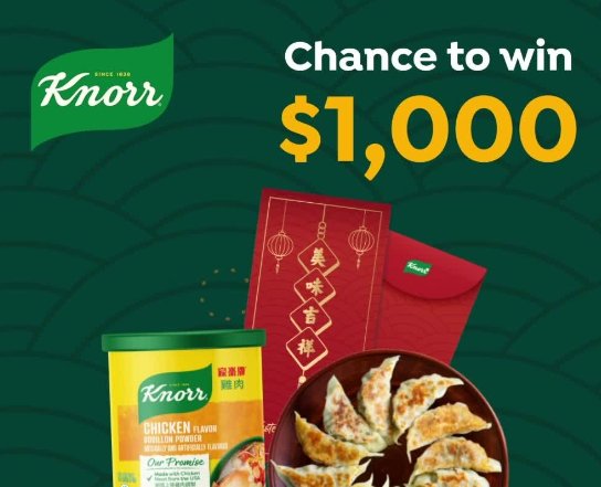 Knorr Lunar New Year 2025 Giveaway  - $1,000 Cash, 5 Winners
