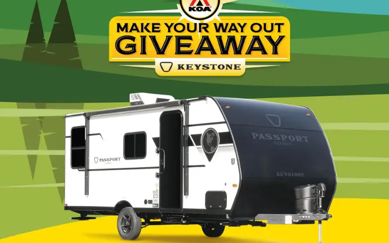 KOA 2026 Keystone Make Your Way Out Giveaway - WIn a Travel Trailer/RV & More