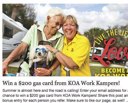 KOA Work Kampers Contest