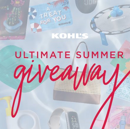Kohl’s Ultimate Summer Giveaway - Win the ultimate sunny-day essentials bundle (4 Winners)