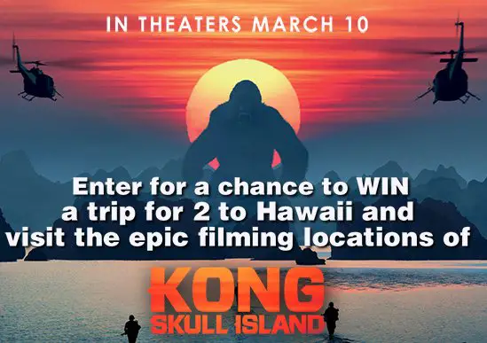Kong: Skull Island Sweepstakes