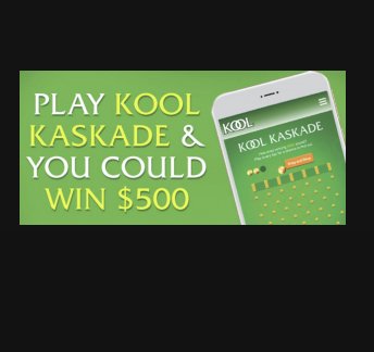 Kool Kaskade Instant Win Game Promotion