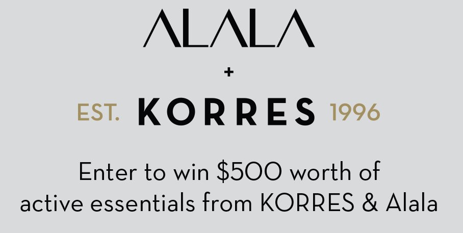 The Korres & Alala Sweepstakes