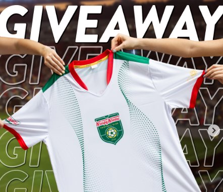 Krispy Kreme “Soccer Jersey” Instagram Giveaway