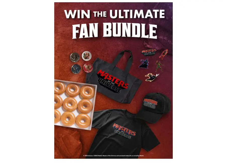Krispy Kreme Win The Ultimate Fan Bundle - Win Merch & Krispy Kreme Coupon (20 Winners)