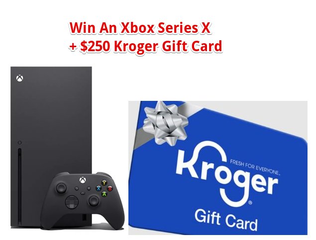 Kroger's Supermarket Showdown Xbox Giveaway - Win Xbox Series X + $250 Kroger Gift Card