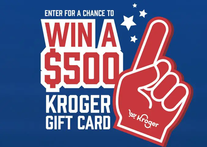 Kroger Score Your Groceries Sweepstakes - Win A $500 Gift Card {3 Winners}