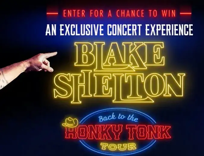 Kubota Honky Tonk Concert Ticket Giveaway - Win A Trip To See Blake Shelton Live At The Back To The Honky Tonk Tour 2023