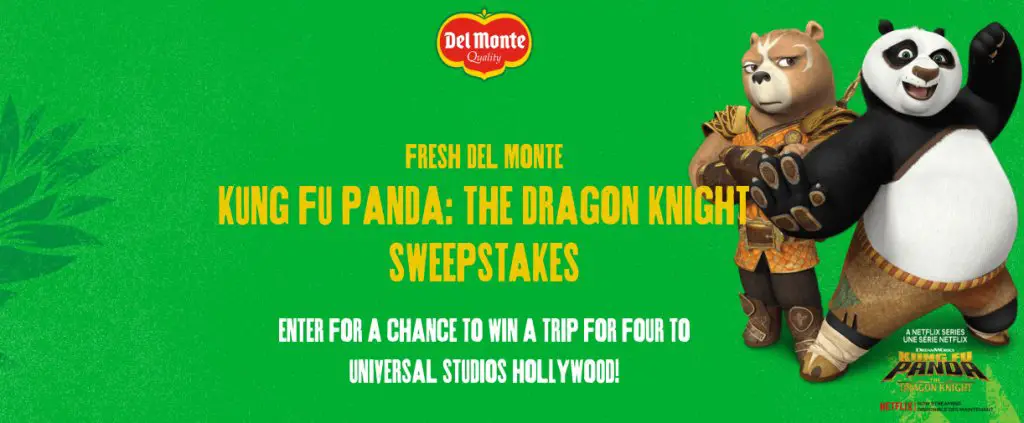 Kung Fu Panda: The Dragon Knight Sweepstakes - Win A Trip For 4 To Universal Studios Hollywood