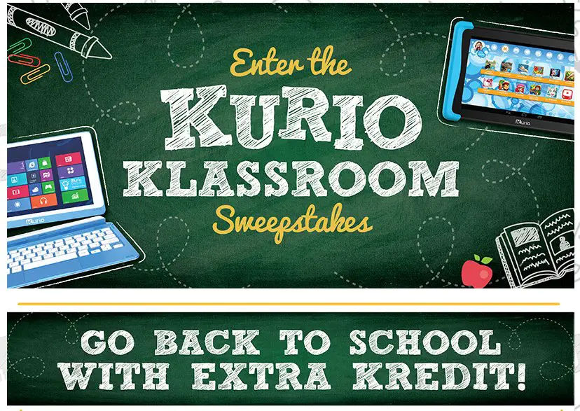 Kurio Klassroom Sweepstakes (New Tablets!)