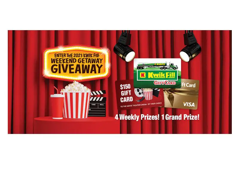 Kwik Fill Weekend Getaway Giveaway - Win A Family Weekend Movie Viewing Package (NY, OH, PA Only)