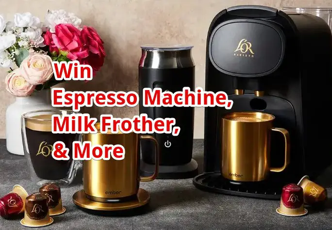 L’OR x Ember Coffee Lovers Giveaway – Win A L’OR Coffee And Espresso Machine, A Milk Frother, & More