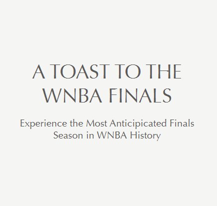 La Crema 2026 WNBA Finals Sweepstakes - Win a Trip for 2 to a 2026 WNBA Finals Game