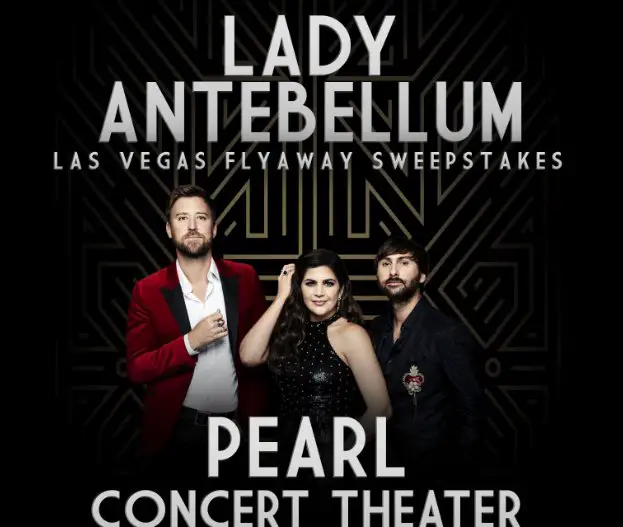 Lady Antebellum 2019 Las Vegas Flyaway Sweepstakes
